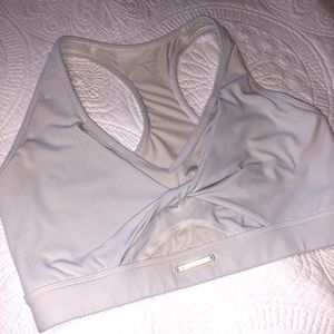 Gymshark Whitney Mesh sports bra in Unbleached